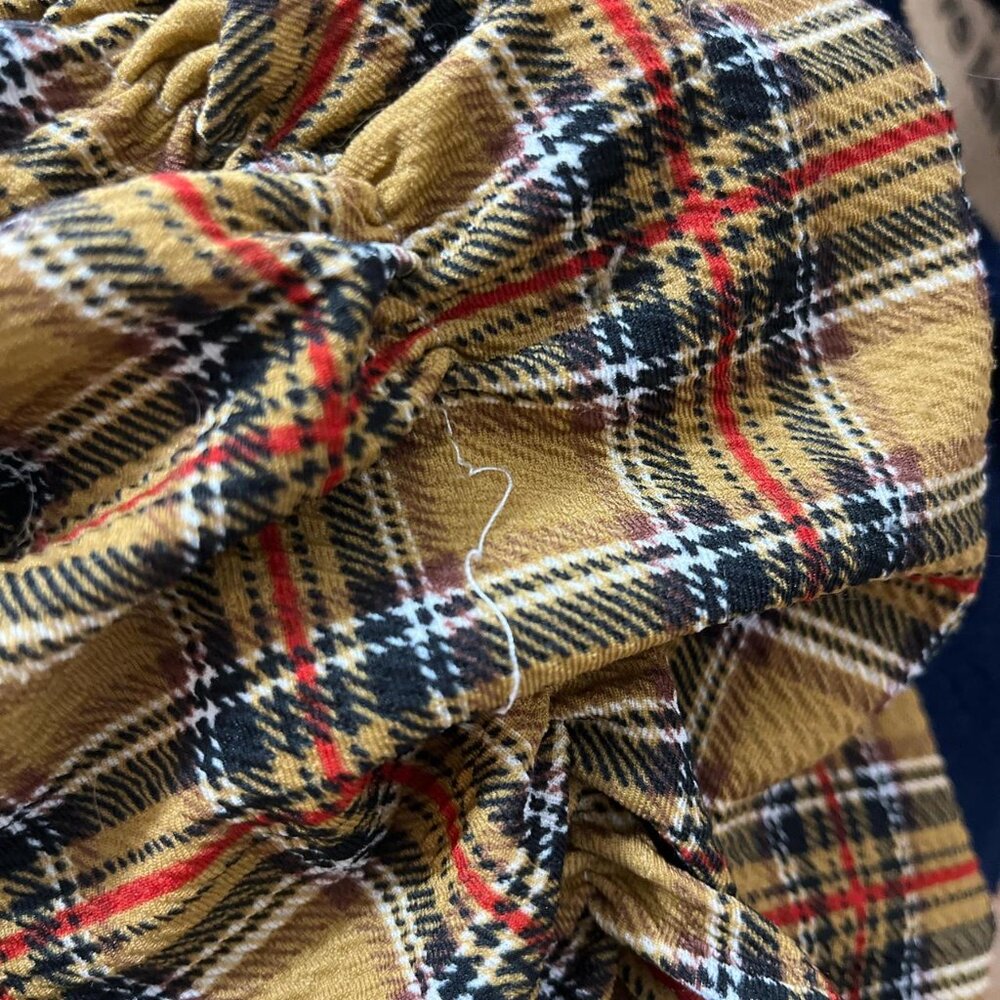 Plaid Bodycon Dress | "Absolutely Love it" | Small | Stretchy - Picture 5 of 6